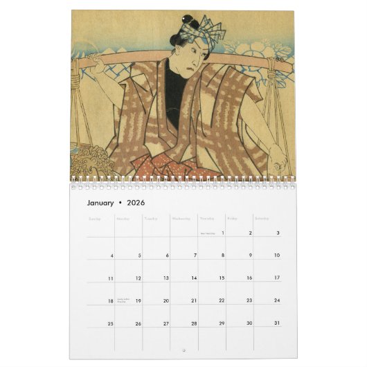 Calendrier Mural Un monde de flottement (Jan 2026)