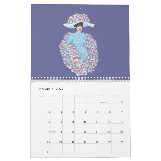 Calendrier Mural Un peu de ceci et un peu de cela (Jan 2027)