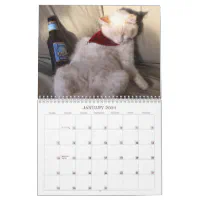  Calendrier 2024 Chats d'Amour - Chatons Mignons