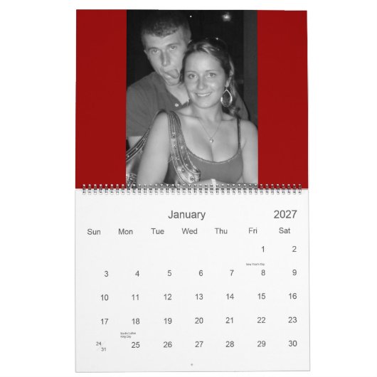 Calendrier Mural Une Année De Souvenirs... (Jan 2027)