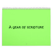 Calendrier Mural Une année d'écriture sainte (Protection)