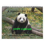 Calendrier Mural Une passion pour Pandas !, 2009 Calend... -Personn (Protection)