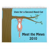 Calendrier Mural Utilisations pour un chat d'occasion (rencontrez (Protection)
