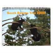 Calendrier Mural Vacances dans le Dakota du Sud (Protection)