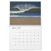 Calendrier Mural Vagues, vent, et sable Calander 2012 (Feb 2027)