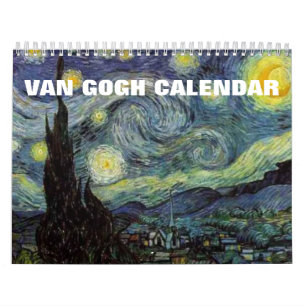 Calendrier Mural Van Gogh Peintures Art