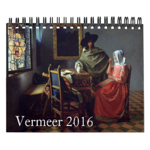 Calendrier Mural Vermeer 2016 petit