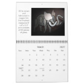 Calendrier Mural Verre souillé par le verre unique 2011 (Mar 2027)