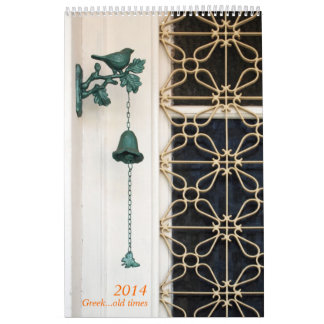 Calendrier Mural Vieilles périodes grecques
