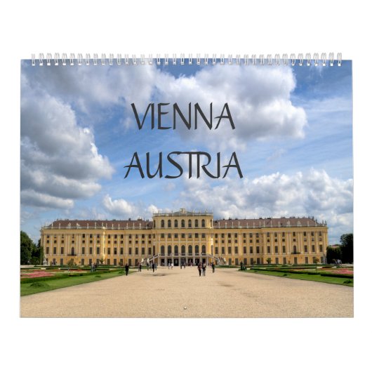 Calendrier Mural Vienne Autriche 2025 Kalender (Protection)