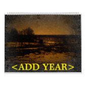 CALENDRIER MURAL VIEUX PONT EN CHEMIN DE FER (Protection)