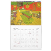 Calendrier Mural Vincent van Gogh Intérieurs, Extérieurs des bâtime (Jan 2026)