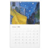 Calendrier Mural Vincent van Gogh Poster du Month Club (Jan 2026)