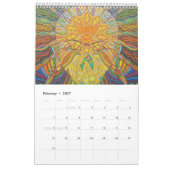 Calendrier Mural visages (Feb 2027)