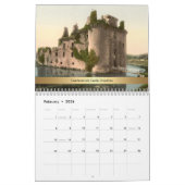 Calendrier Mural Visions mondiales d'antan des châteaux écossais (Feb 2026)