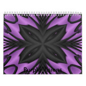 Calendrier Mural Visions pourpres (Protection)