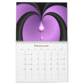 Calendrier Mural Visions pourpres (Feb 2026)