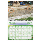 Calendrier Mural VISITEURS jardins (Mar 2027)