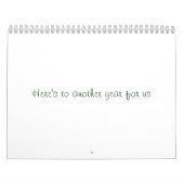 Calendrier Mural Voici à une autre année pour nous (Protection)