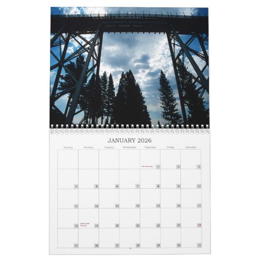 Calendrier Mural Voies menant à… (Jan 2026)