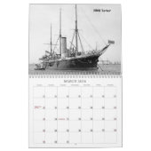 Calendrier Mural Voile et vapeur de combat (Mar 2026)