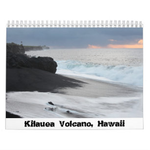 Calendrier Mural Volcan de Kilauea, Hawaï