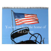 Calendrier Mural Vous êtes arrivé chez Ed Groves (Protection)