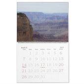 Calendrier Mural vue de canyon grand (Mar 2027)