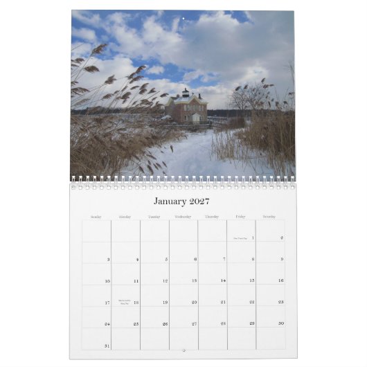 Calendrier Mural Vues de vallée du Hudson (Jan 2027)