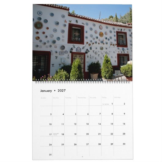 Calendrier Mural Vues d'Espagne (Jan 2027)
