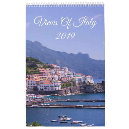 Calendrier Mural Vues d'Italie (Protection)