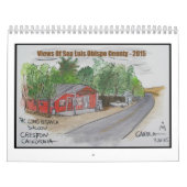 Calendrier Mural Vues du comté de San Luis_obispo (Protection)