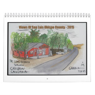 Calendrier Mural Vues du comté de San Luis_obispo