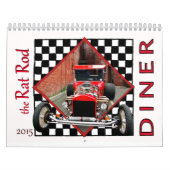 Calendrier Mural Wagon-restaurant de Rod de rat (Protection)