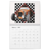 Calendrier Mural Wagon-restaurant de Rod de rat (Feb 2027)