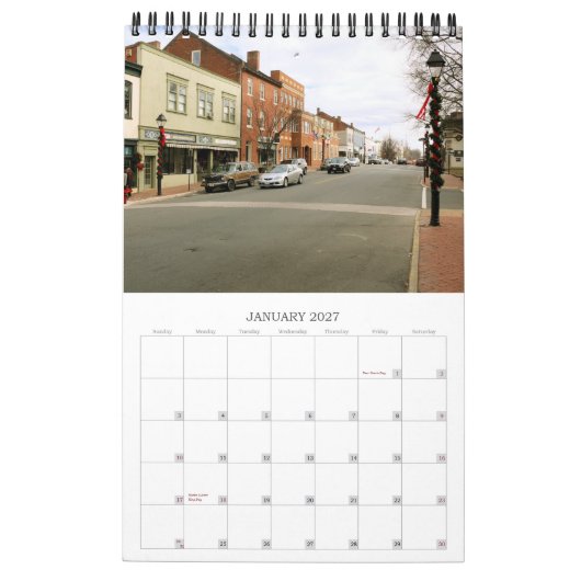 Calendrier Mural Warrenton (Jan 2027)