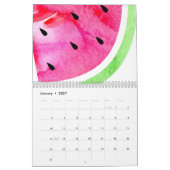 Calendrier Mural Watercolor Watermelon (Jan 2027)
