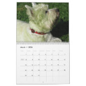 CALENDRIER MURAL WESTIE REGARDE 2011 (Mar 2026)