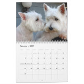 CALENDRIER MURAL WESTIE REGARDE 2011 (Feb 2027)