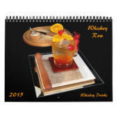 Calendrier Mural Whiskey Row - Boissons Whiskey (Protection)