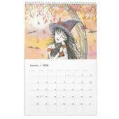 Calendrier Mural Wiccan Witch Portfolio Livre par Molly Harrison (Jan 2026)