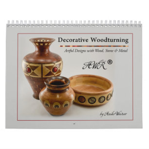 Calendrier mural - Woodturning décoratif