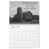 Calendrier Mural Words By Wall Calendar par Janz (Feb 2027)