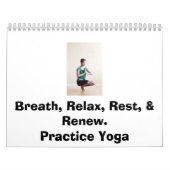 Calendrier Mural Yoga de pratique (Protection)