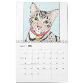 Calendrier Mural zazzle 003, Chats by Amber Day 2010 (Mar 2026)