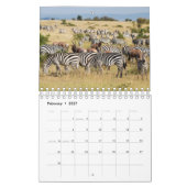 Calendrier mural Zebra (Feb 2027)