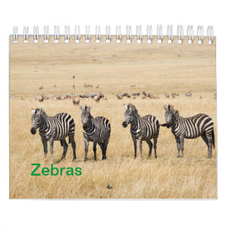 Calendrier mural Zebra