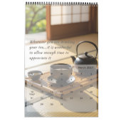 Calendrier mural zen minimaliste (Mar 2027)