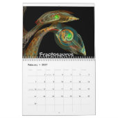 Calendrier Mural Zoo de fractale (Feb 2027)