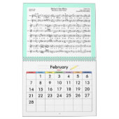 Calendrier musical 2024 pour l'année du Dragon (Feb 2027)